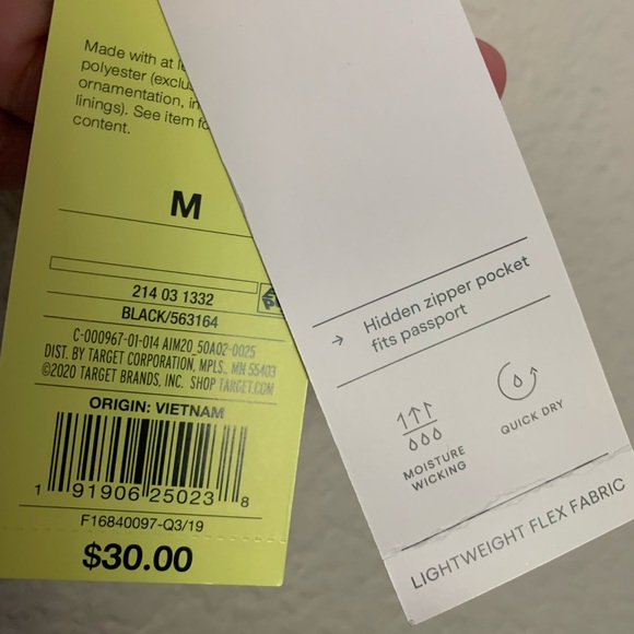 M Black Cargo Pants - Picture 3 of 4